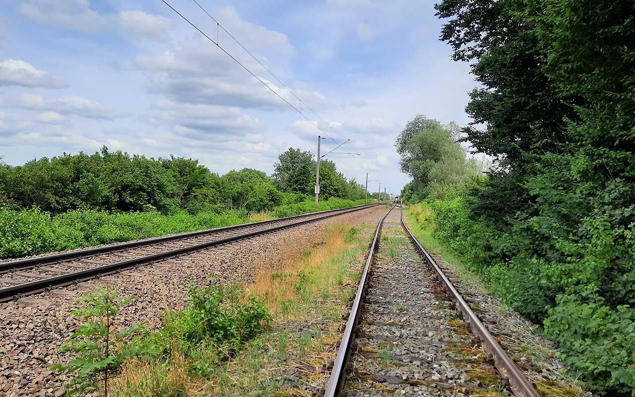 passing tracks on the railway section Landshut – Plattling