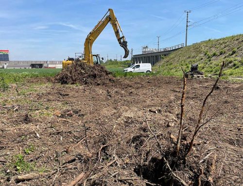 Environmental construction monitoring of railway line