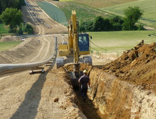 Neuerrichtung der Erdgasleitung